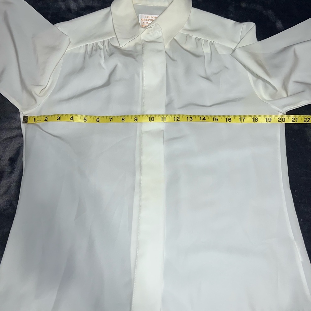 Pendleton Country Sophisticates VTG Made in USA White Cream Top Size 10 - Picture 8 of 8